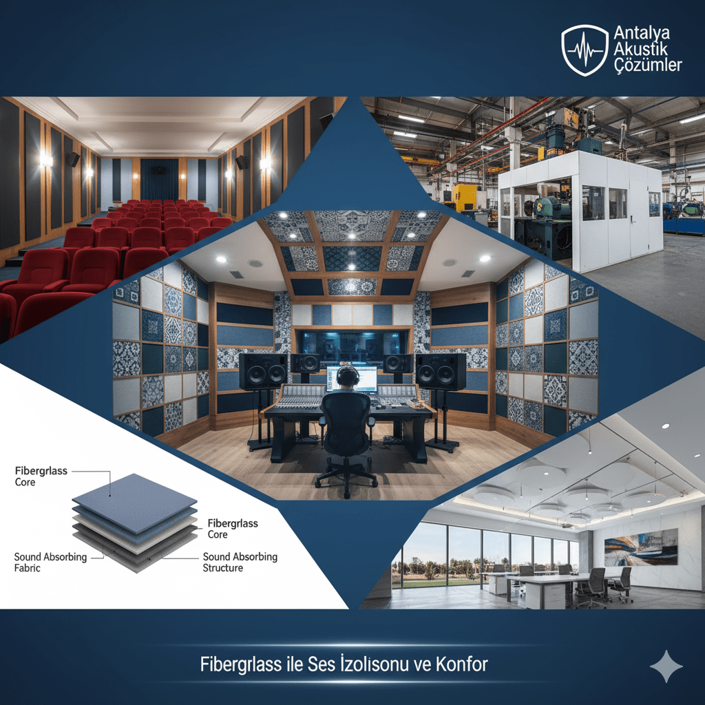 Fiberglass ile Akustik Çözümler ve Ses İzolasyonu: Antalya’da Yenilikçi Kullanım Alanları