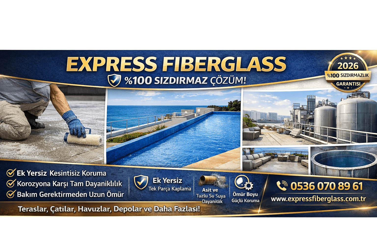 Antalya Fiberglass Kaplama ve İzolasyon Hizmetleri (2026)